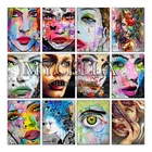Картина для алмазной вышивки с изображением женщины с красивыми глазами