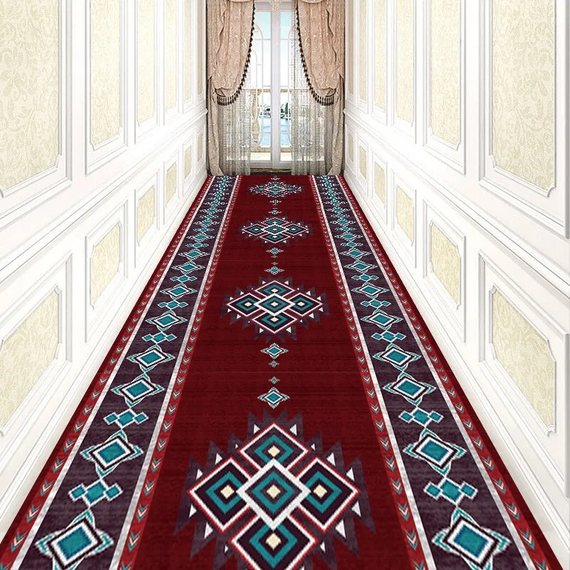 

Reese Endless Chinese Classical Lobby Carpet Living Room Bedroom Porch Anti Slip Pro Rug Hallway Corridor Aisle Restaurant Decor