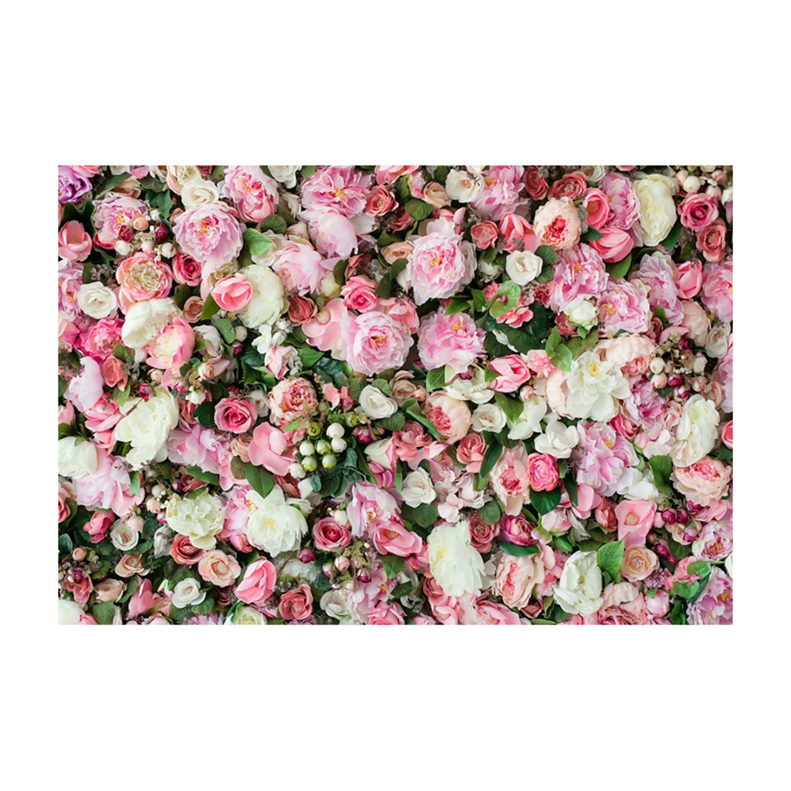 

Flowers Wall Photography Backdrops for Photo Studio Portrait Wedding Photo Vinyl Cloth Printed 3D Background 120x80cm NEWEST