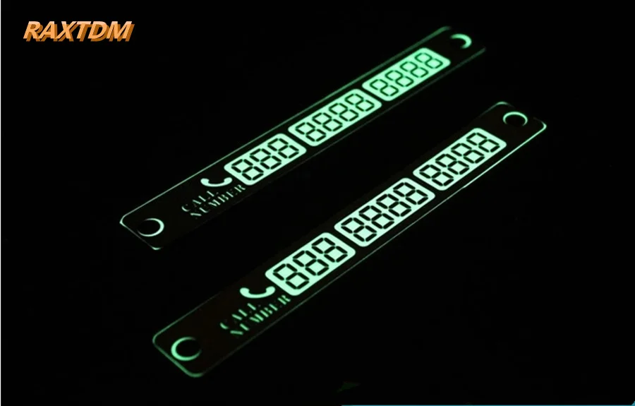 Временная парковочная карта светящаяся телефонная карточка пластина для Suzuki SX4 SWIFT Alto Liane Grand Vitara Jimny S-Cross