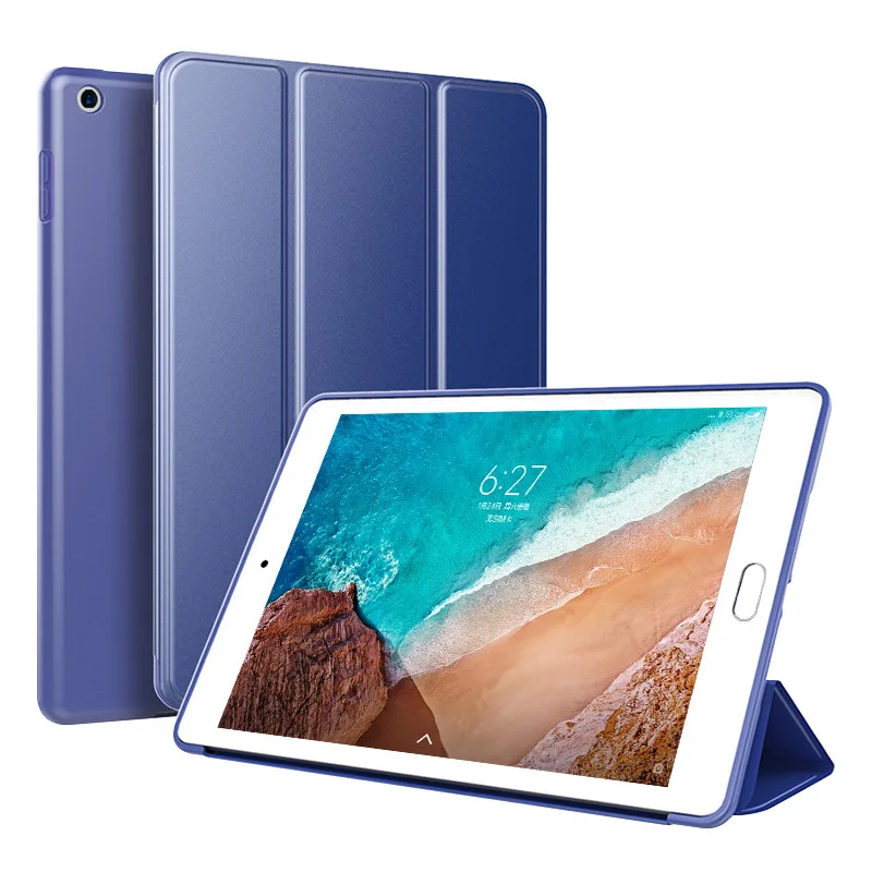 

For Xiaomi Mi Pad 4 8.0 10.1 Case Ultra Thin Stand Silicone Soft Smart Cover for Xiaomi MiPad 4 Plus Case Tablet Case +FilmPen