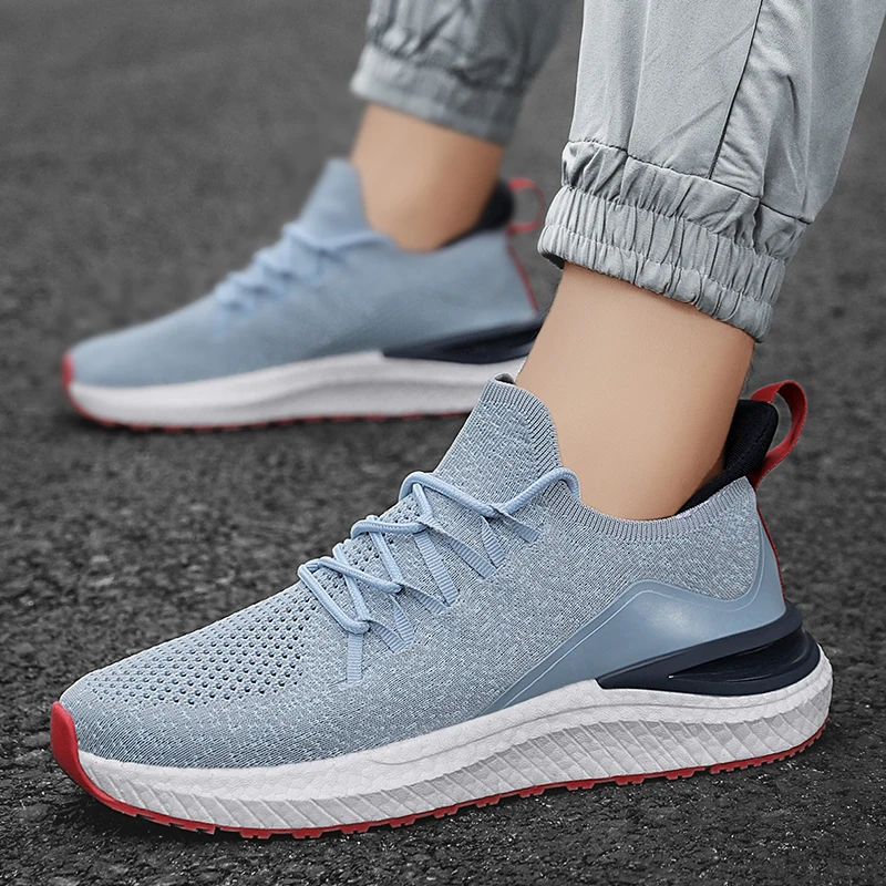 

Мужская спортивная обувь, дышащие сетчатые легкие кроссовки для улицы, Мужская модная обувь для пар, новинка 2021, удобная обувь, кроссовки для бега