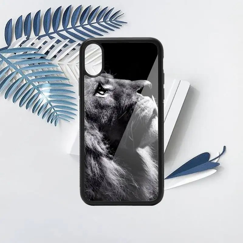 

Tiger lion wolf Snake orangutan animal Phone Case PC for iPhone 11 12 pro XS MAX 8 7 6 6S Plus X 5S SE 2020 XR