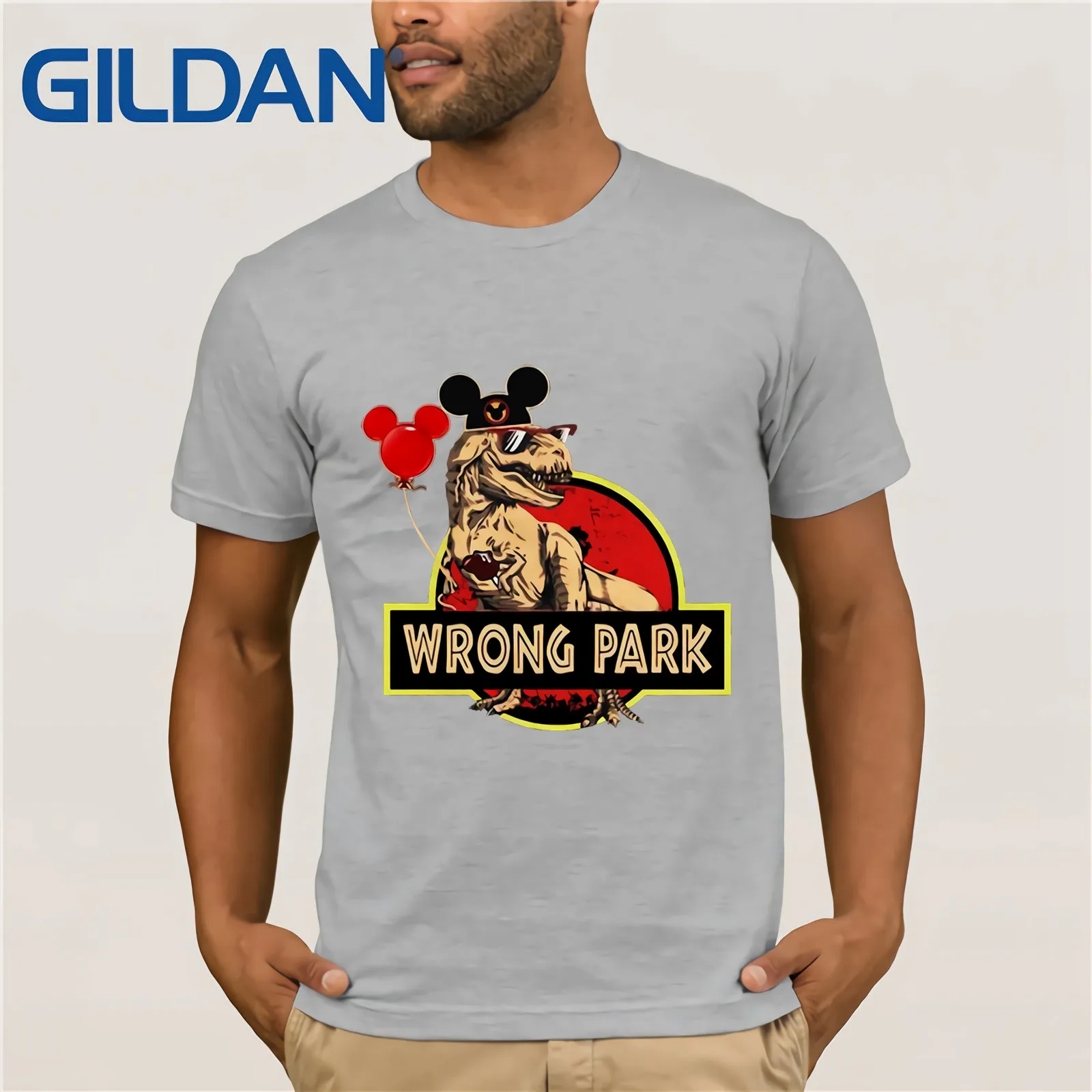 Футболка с принтом World Wrong Park 2019 Летняя мужская футболка коротким рукавом |