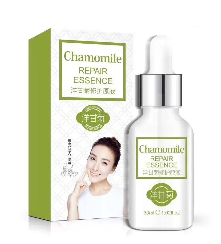 Chamomile Увлажняющая сыворотка для лица с гиалуроновой кислотой, 30 мл, уменьшает тонкие линии, отбеливающая, против старения, против морщин, уход за кожей лица - Вес нетто: Chamomile