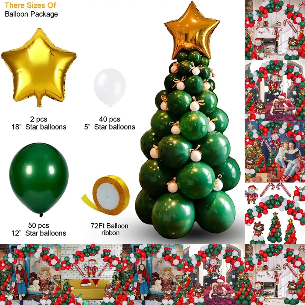 

Happy Christmas Day Foil Balloons Snowman Santa Claus Christmas Tree Decoration Home Xmas Kids Toy Party New Year Supplies