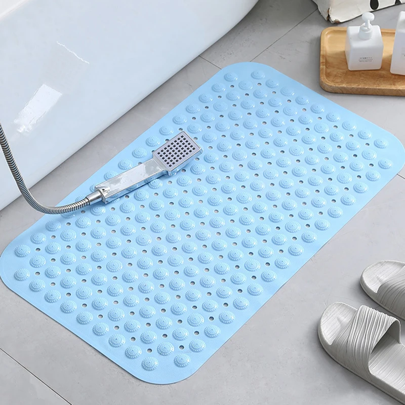 

Anti Slip Bath Shower Mat Strong Suction Bathroom Mats PVC Waterproof Massage Particles Foot Pad Odorless Non-Toxic Bath Pads