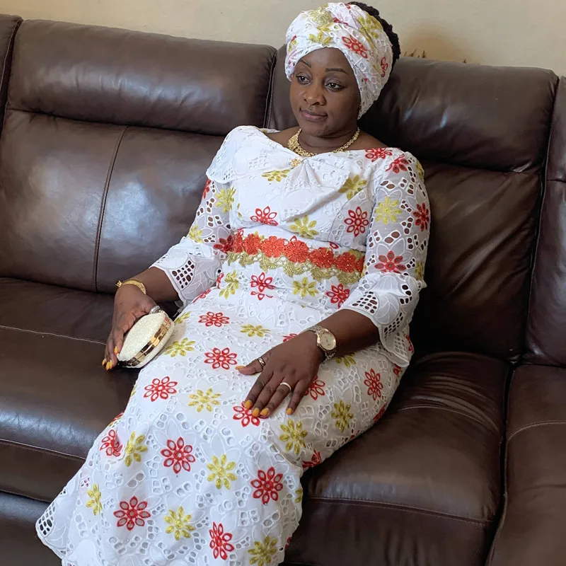 

New Arrivals Soft African Lace Fabric Stoned Swiss 100% Cotton Voile Lace In Switzerland For Nigerian Women Dress Garment S1780