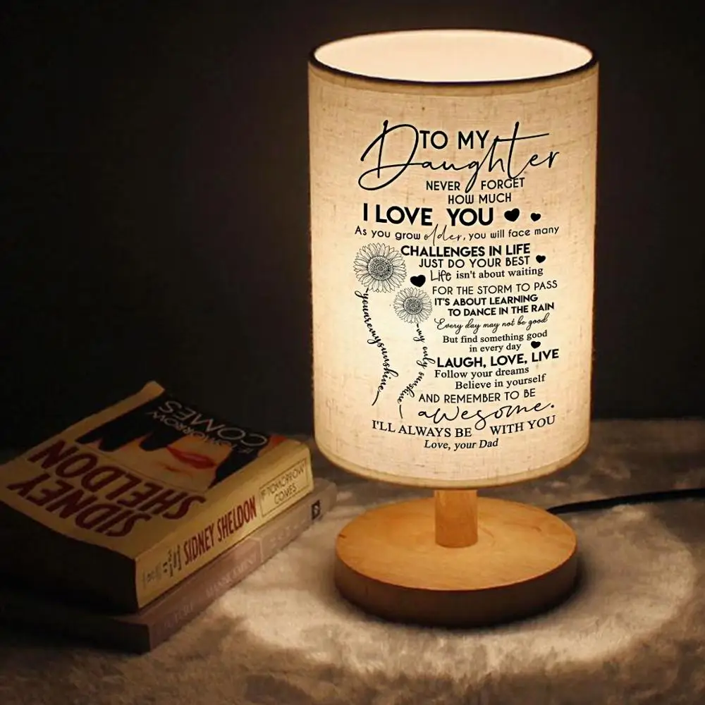 

"Dad To My daughter Graduation Birthday Present Send Reading Lights, Booklights He Will Continue Beautiful Gift Forever "