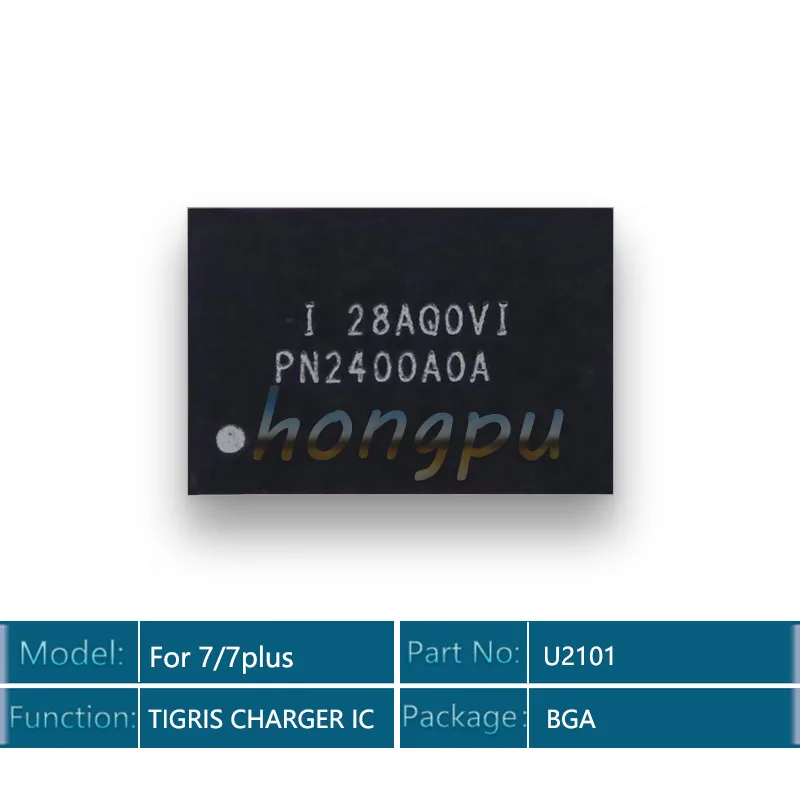 

10 шт./лот, 35pins U2101 для iPhone 7/7plus /7 plus, Tigris SN2400AB0/PN2400A0A, Чип зарядного устройства, IC