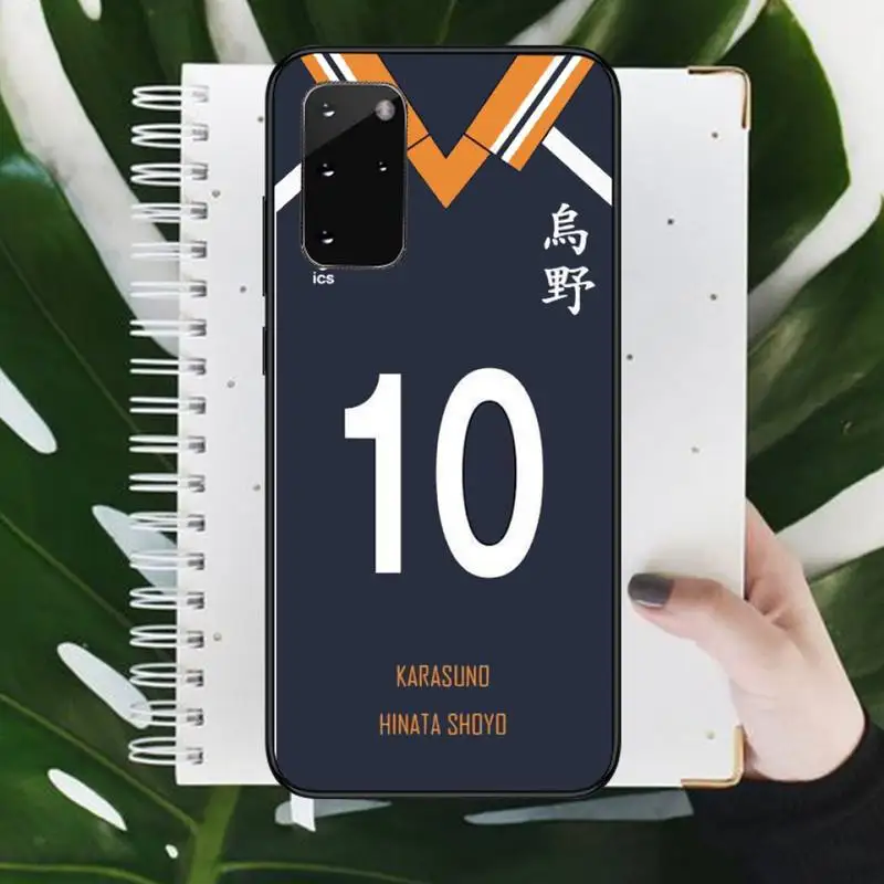 

haikyuu volleyball Jersey anime Phone Case For Samsung galaxy S 9 10 20 A 10 21 30 31 40 50 51 71 s note 20 j 4 2018 plus