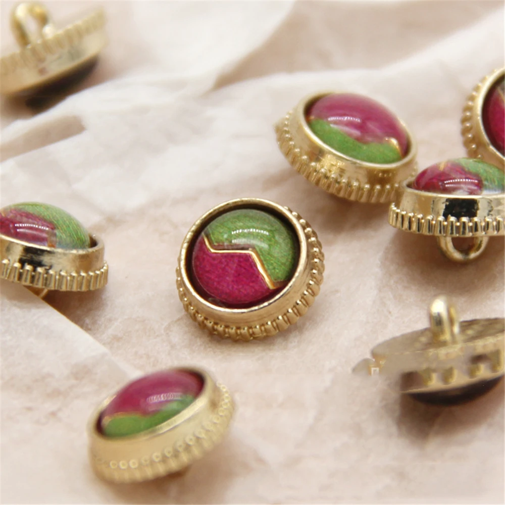 

11mm Fashion Metal Buttons for Sewing and Needlework Handmade DIY Sewing Button Up Shirt Women Decorative Buttons for Clothing