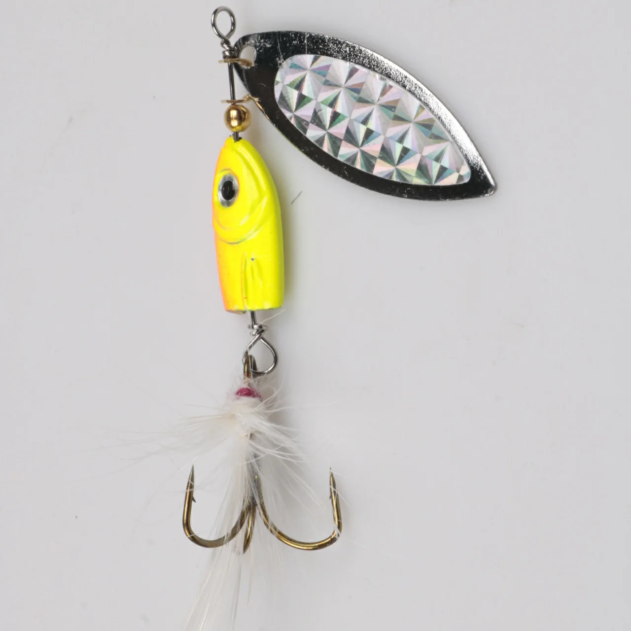 1 шт. ложки рыболовные приманки металлический вращающийся блесток жесткая