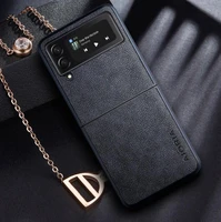 fashion business pc case for samsung galaxy z flip 3 5g cover anti knock luxury cases for flip3