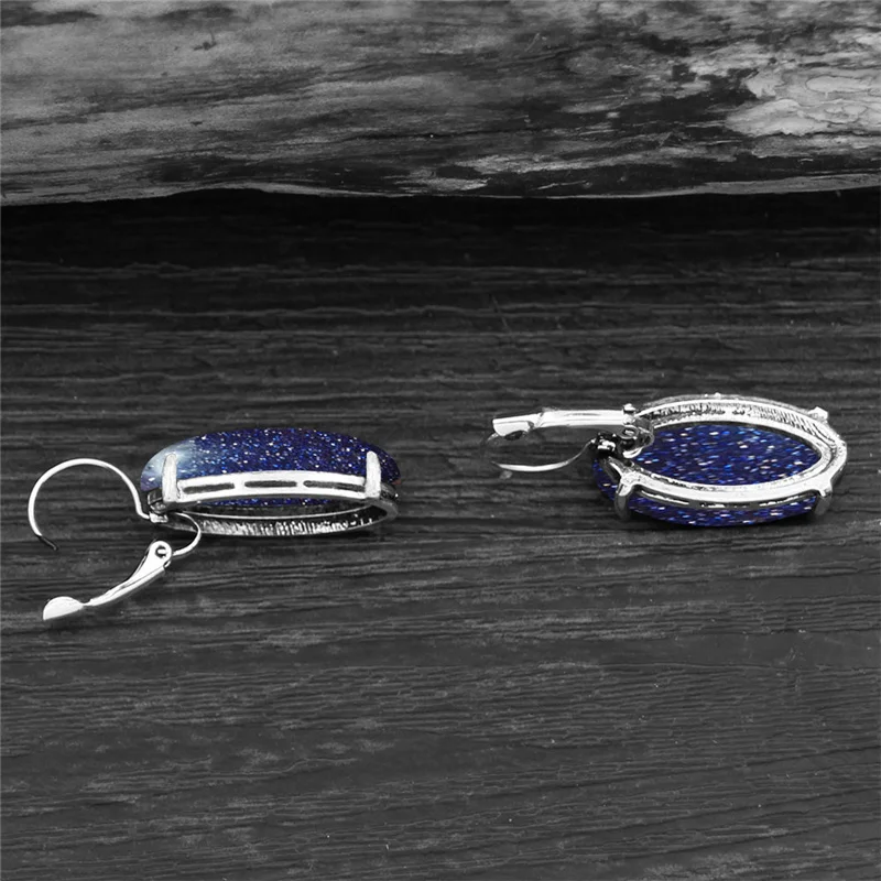 Женские серьги с блестками в форме глаза подвеской виде когтя из настоящего