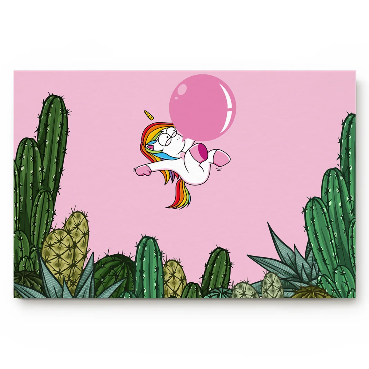 Впитывающий Коврик для кухни ванной с изображением кактуса тропических растений