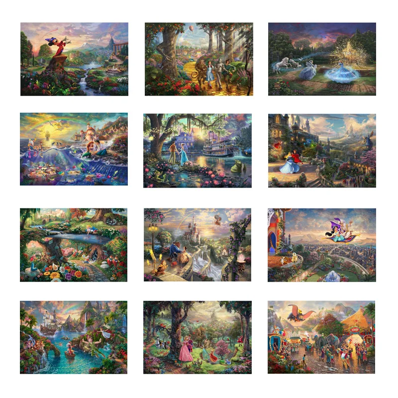 Сделай Сам 5D алмазная вышивка Томаса кинкаде работы искусство полный