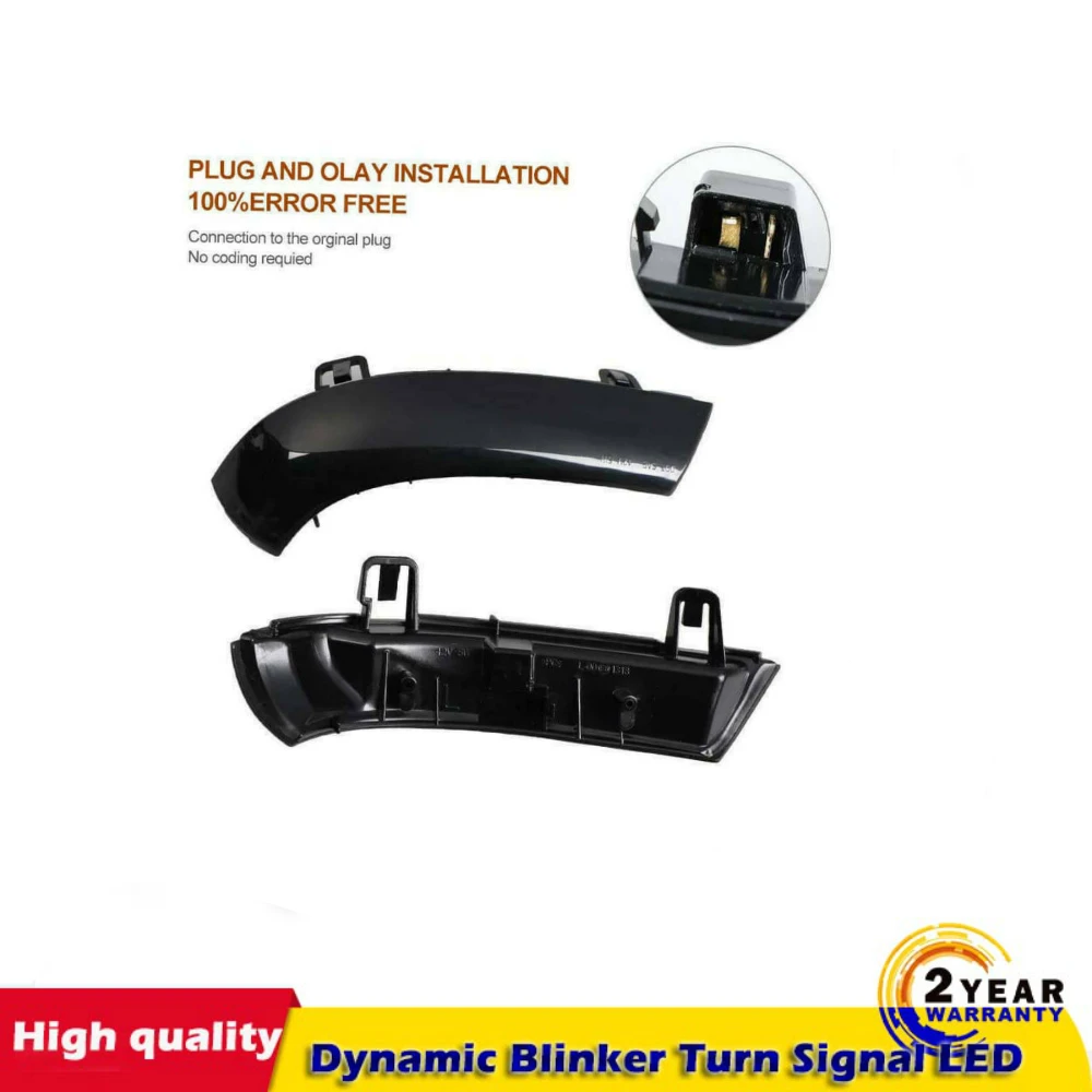 

For VW GOLF 5 GTI V MK5 Jetta Passat B5.5 B6 Sharan Superb EOS Dynamic LED Turn Signal Light Side Wing Mirror Indicator
