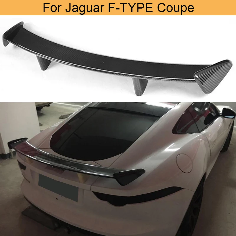 

Автомобильный спойлер заднего багажника, крыла для Jaguar F-TYPE купе 2014-2018 R S SVR 400 Sport задний багажник спойлер из углеродного волокна/FRP