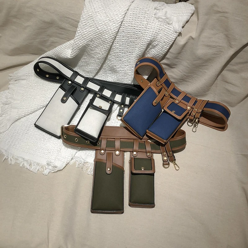 Холщовый поясной кошелек для мужчин и женщин забавные стильные бананки дорожные