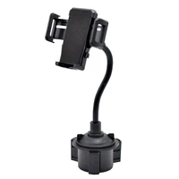 universal 360 degree car phone mount adjustable gooseneck cup holder stand auto clip cradle for cell phone iphone gps
