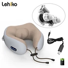 Электрический массажер для шеи U-образной формы, многофункциональный портативный массажер для плеч и шеи, расслабляющий массажер для дома и автомобиля