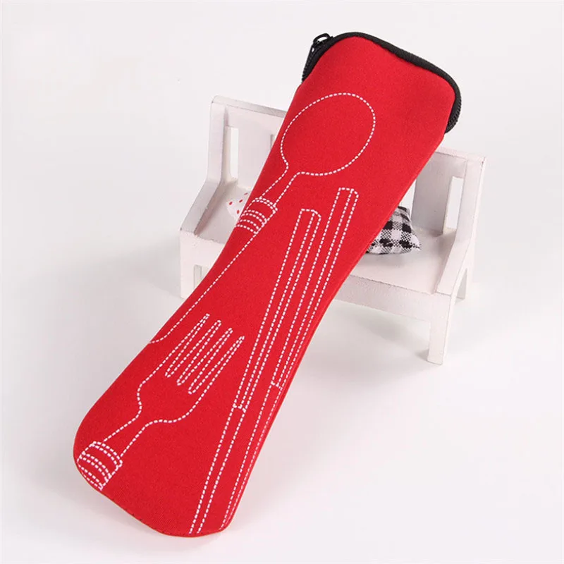 Портативный флип-чехол для столовых приборов кухонная утварь студентов дорожные
