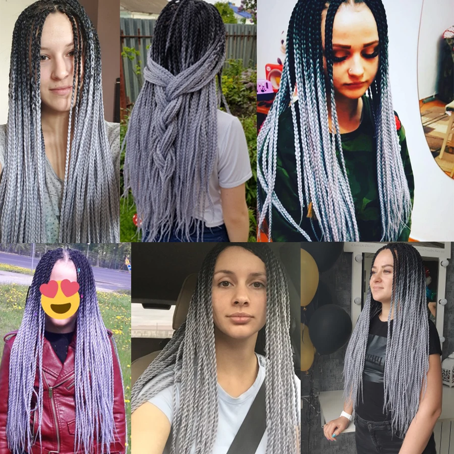 

24- Jumbo Braid Ombre
