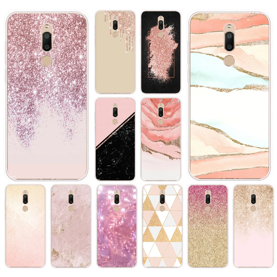 19AS Блестящий розовый Золотой Мягкий силиконовый чехол-накладка для Meizu M6 M6S M6T Note