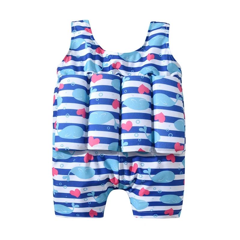 Children Baby Swimsuit Bathing Kids Swimwear Party Swimming Lovely Kids Baby Swim-able Swimming Float Suits Buoyancy Safe