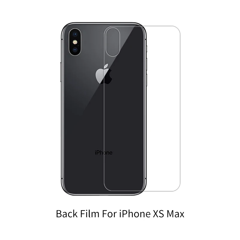 For iPhone XS Max NILLKIN для iPhone XS Max задняя крышка из закаленного стекла для iPhone 8 9H взрывозащищенный HD прозрачный протектор экрана для iPhone8 стекло - Цвет: For iPhone XS Max