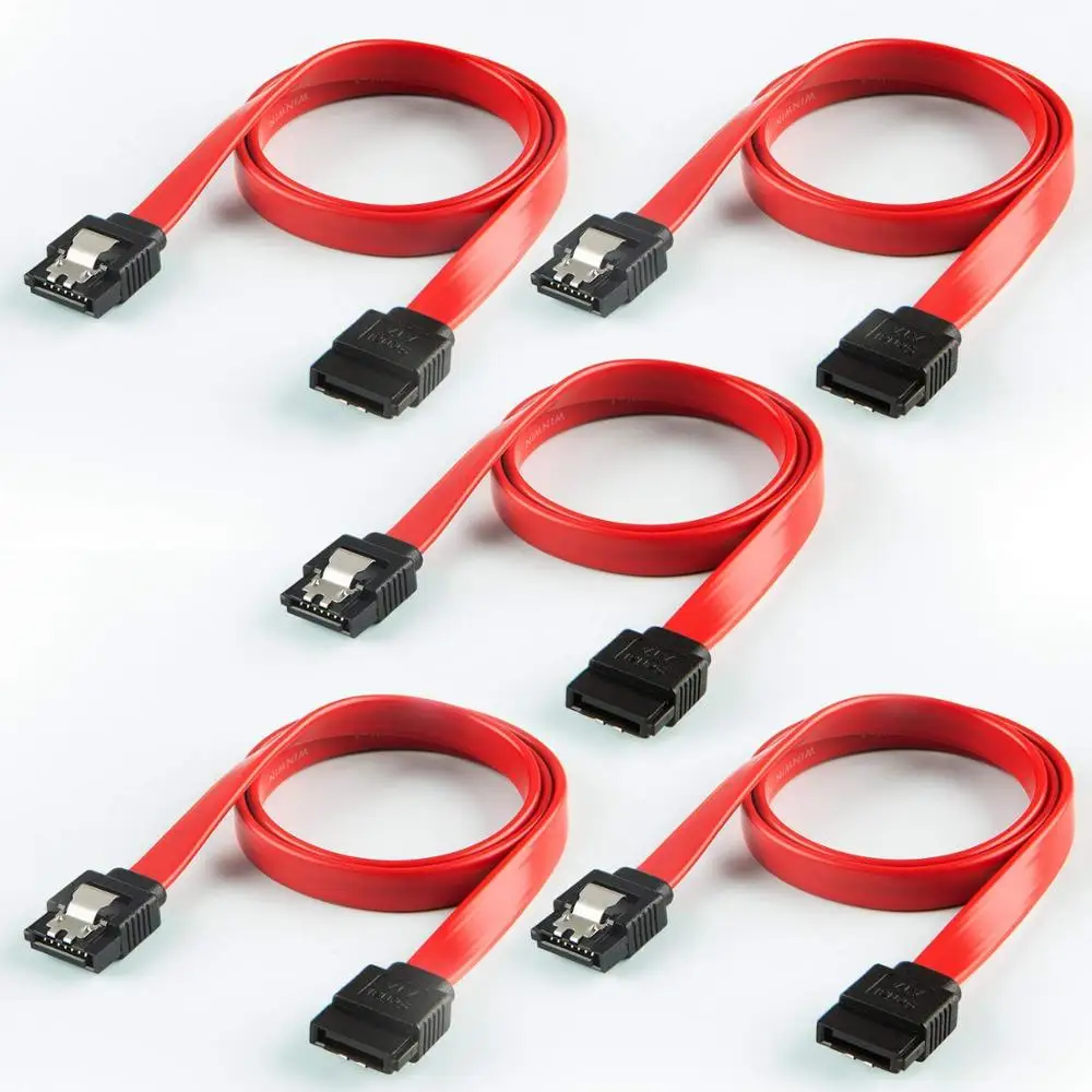 Кабель SATA III CableCreation 6 0 Гбит/с 7 контактный кабель передачи данных с защелкой