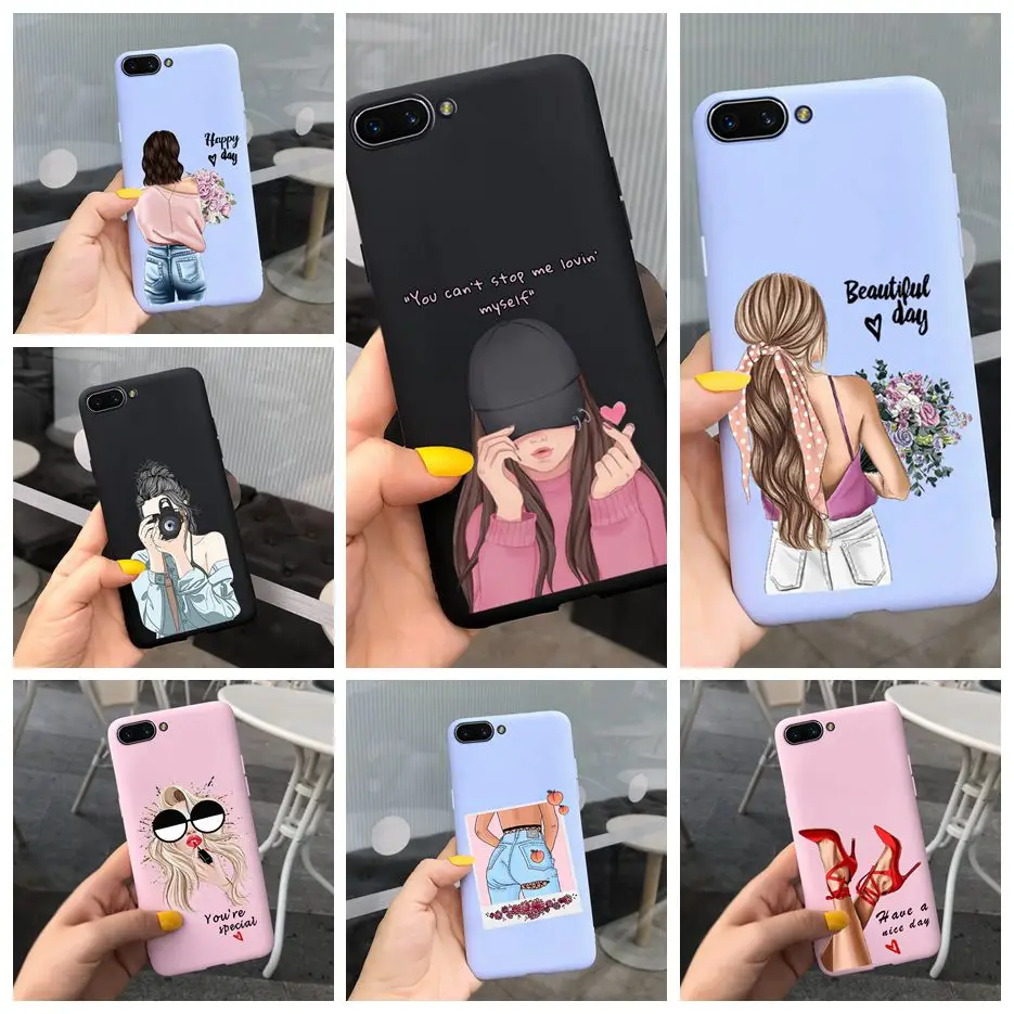 Для Oppo AX5 чехол мягкий силиконовый милый стильный матовый конфетного цвета для AX 5