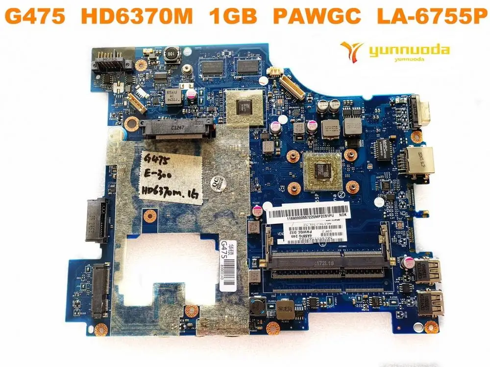 Оригинальный Для Lenovo G475 Материнская плата ноутбука HD6370M 1 ГБ PAWGC LA 6755P испытанное