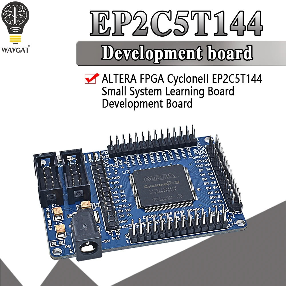 Новая мини плата для разработки системы CycloneII EP2C5T144 обучающая Z09 Прямая
