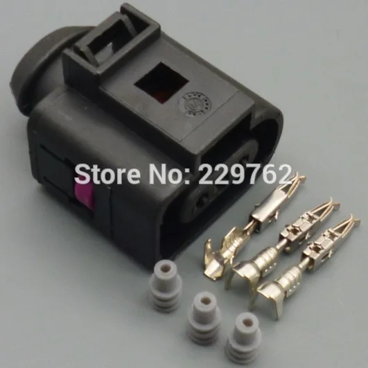 Штекер автоматического датчика температуры Shhworldsea 1J0973803 1J0973703 «папа» 1,5 мм, штекер клапана сдувания, водонепроницаемый разъем для VW