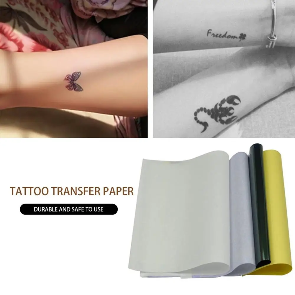 50 листов копировальная бумага для татуировок Размер A4|Временные тату| |