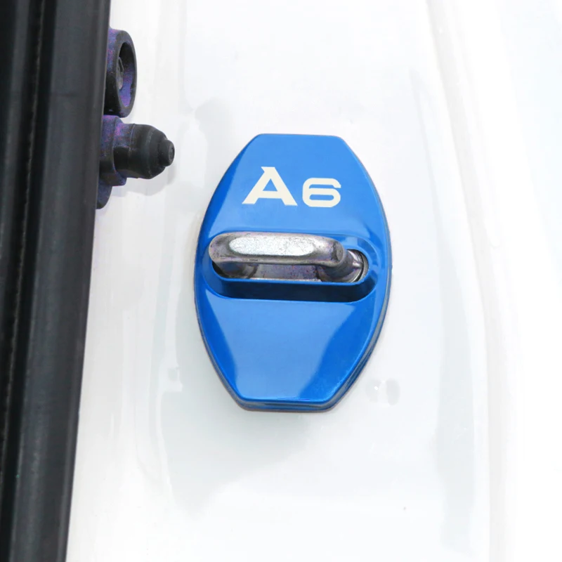 4 шт. защитная крышка для дверного замка Audi A1 A3 A4 A5 A6 A7 A8 Q3 Q5 Q7 S8 TT|Защитный корпус