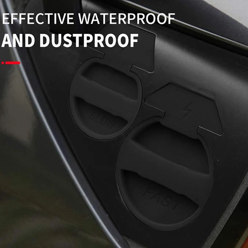 Крышка автомобильного зарядного порта для Tesla Model 3 водонепроницаемая