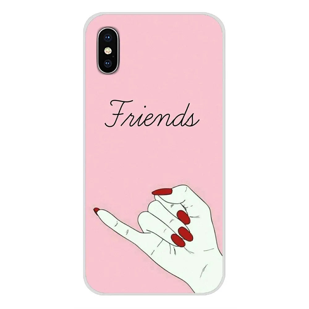 Мягкие прозрачные чехлы bff для Xiaomi Redmi 4A S2 Note 3 3S 4 4X 5 Plus 6 7 6A Pro Pocophone F1 | Мобильные