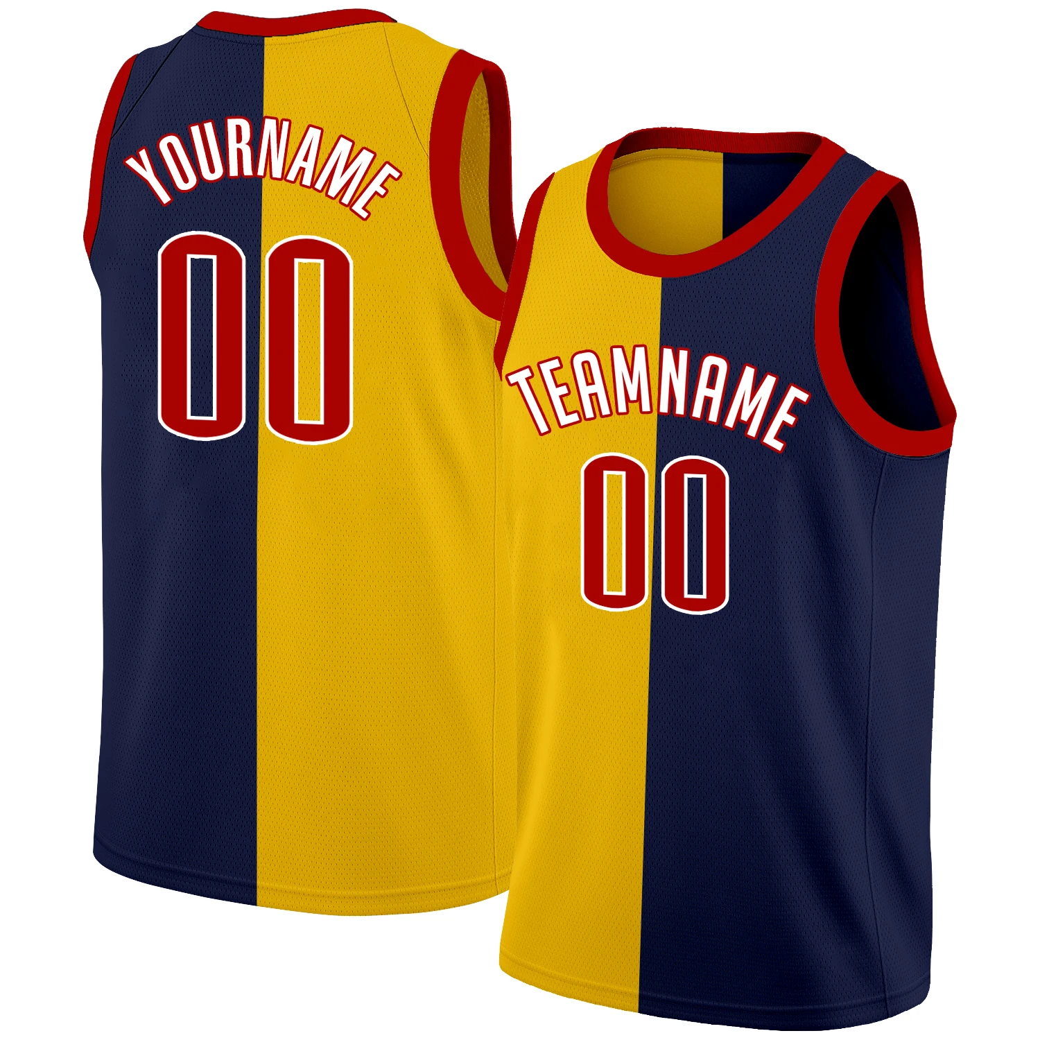 

Personalized Basketball Jersey Full Sublimated Your Name and Numbers Sleeveless Tank-top Soft Quick-dry Stripe Sportswear