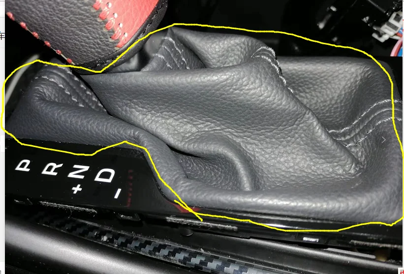 1pc leather cover D-образное рулевое колесо из углеродного волокна для HYUNDAI TUCSON - Цвет: 1pc leather cover