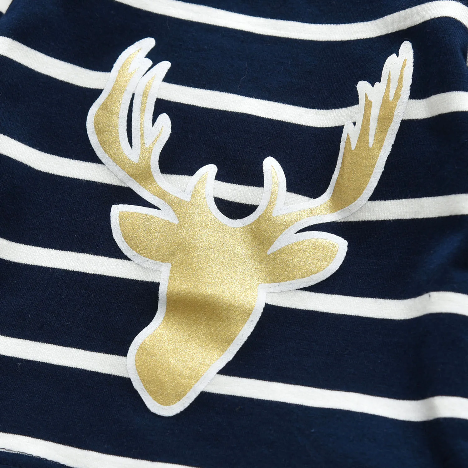 Комплект одежды для маленьких мальчиков и девочек хлопковый в полоску с принтом