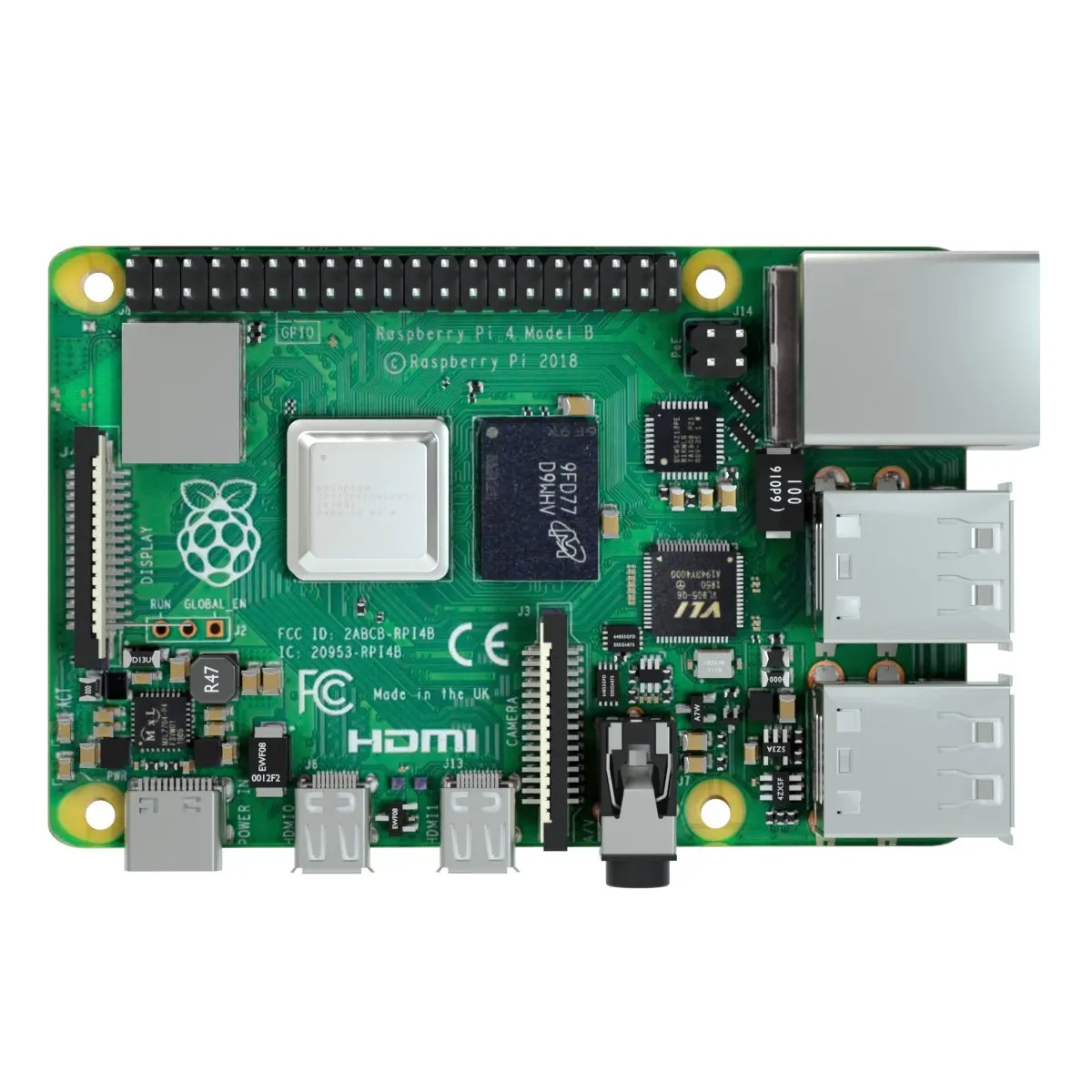

Makeblock Raspberry Pi 4 Model B 2GB/4GB/8GB RAM V1.2 - Single-Board Computer