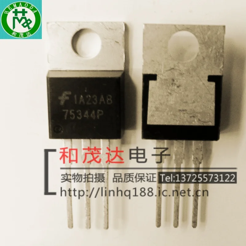 Оригинальный Новый 5 шт/HUF75344P3 75344P 55V 75A TO-220 FSC TO220 | Обустройство дома