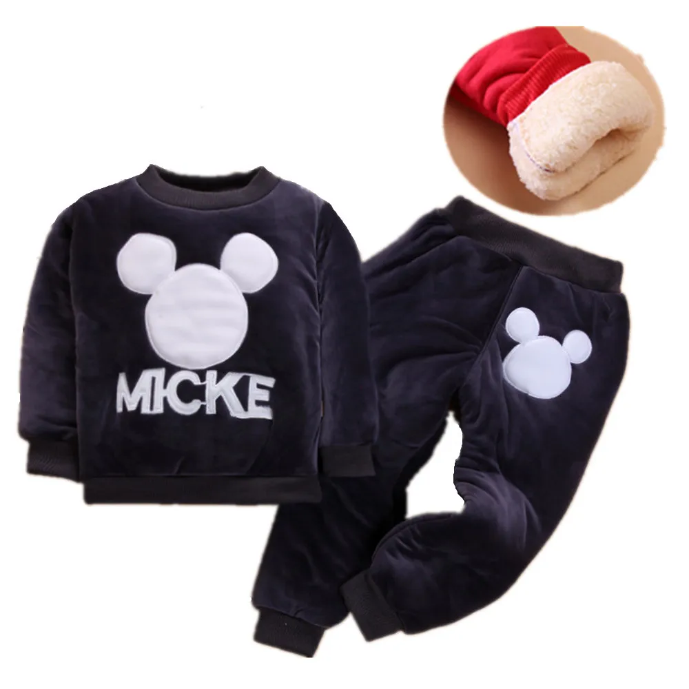 Для детей от 1 года до 4 лет комплект детской одежды зимние Утепленные