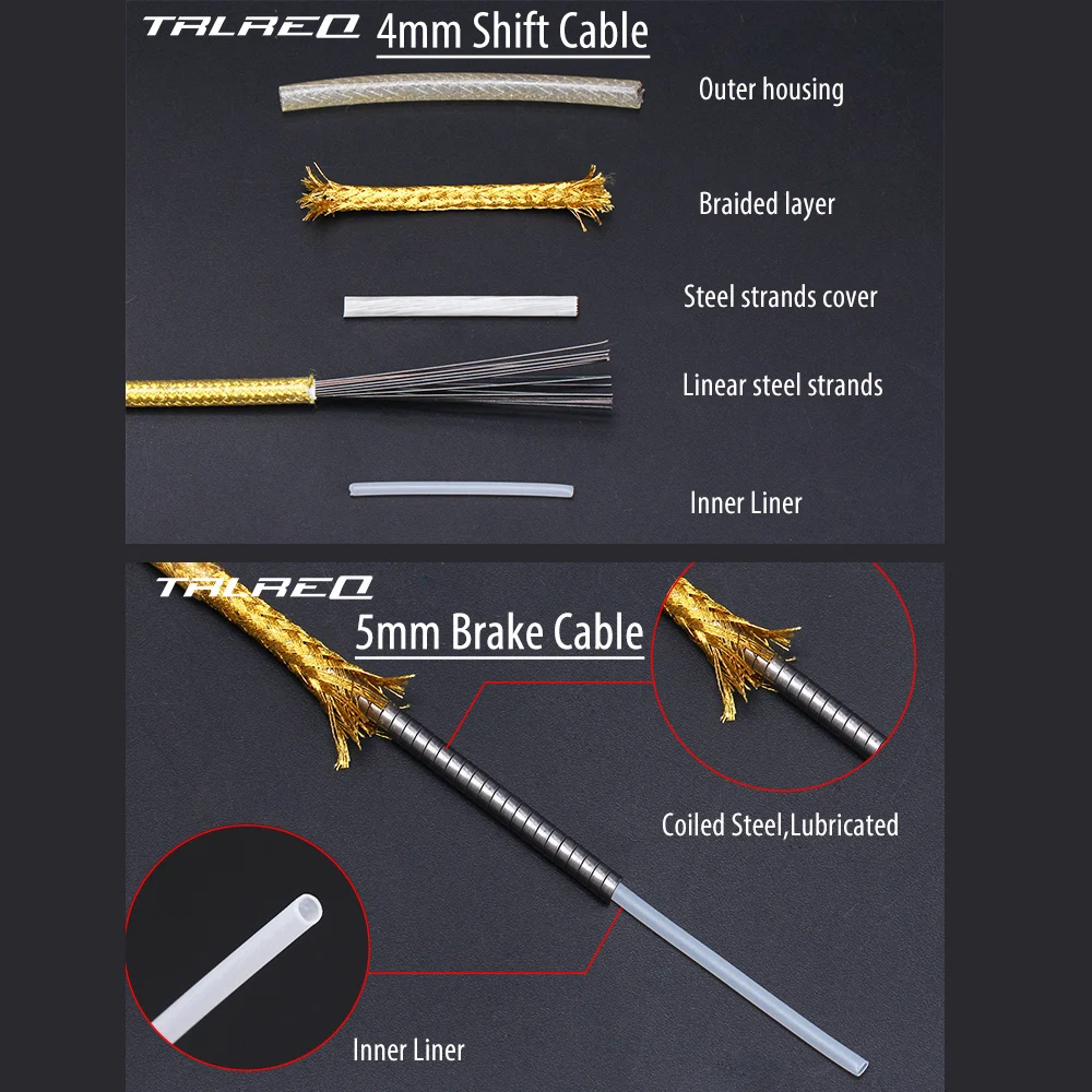 Трос переключения тормозов для горного велосипеда 3 м |