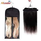 Недорогая Портативная сумка Alileader для парика, 4 цвета, с вешалкой, сумка для хранения париков, держатель для натуральных волос, пряди для наращивания волос