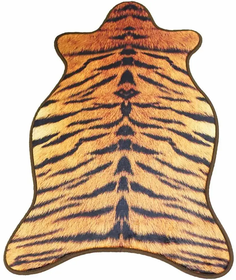 Фланелевый альфомбра коврик из кожи животных Нескользящий Впитывающий Коврик