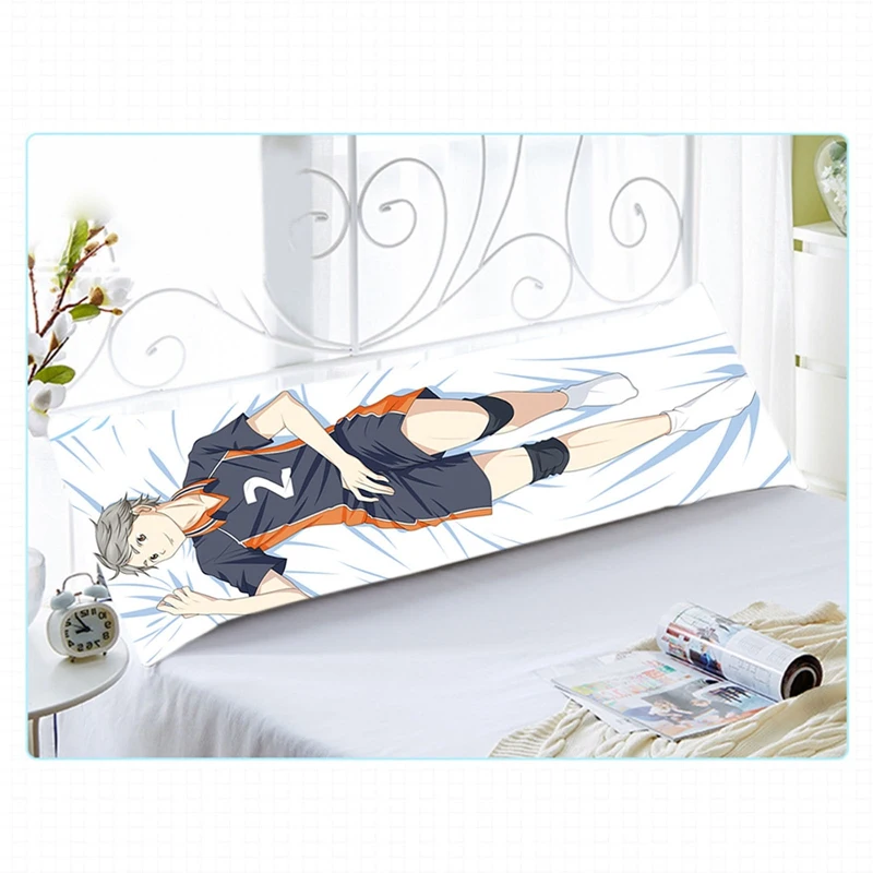Аниме волейбол школьной волейбольной команды (Karasuno Косплэй Dakimakura тело Haikyuu! Чехол